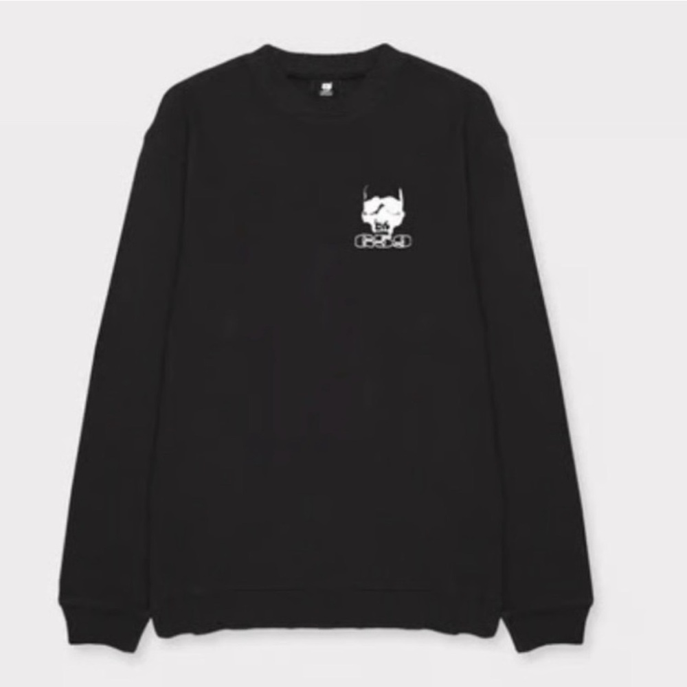 G59 Records Shirt Mens XL Black Thermal Waffle Knit CrewLogo Suicideboys